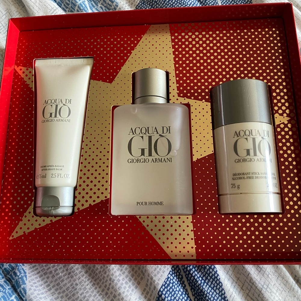 Brand New Acqua Dio Gio 3.4 oz set